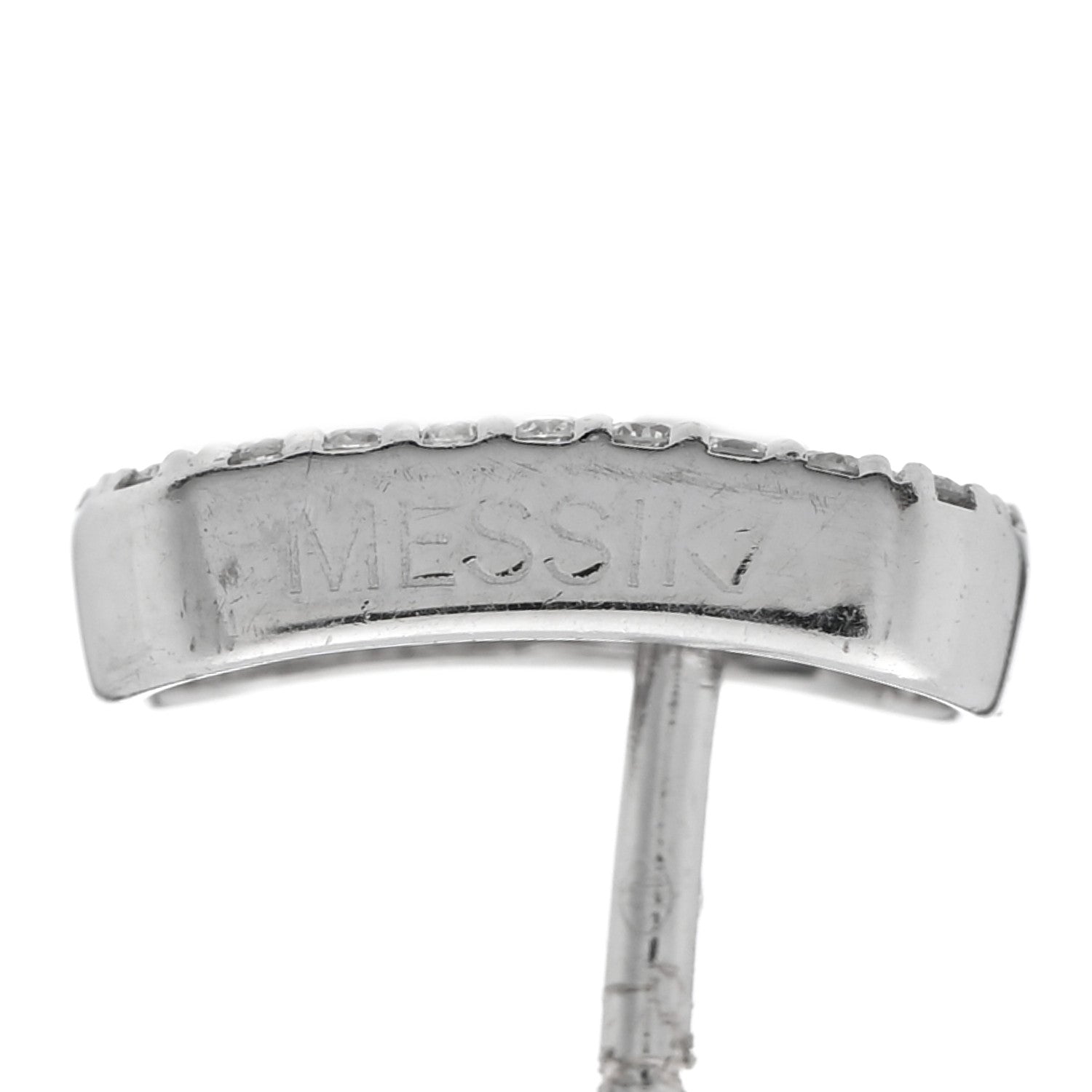 Messika 18K White Gold Diamond Move Uno Earrings 4 of 4