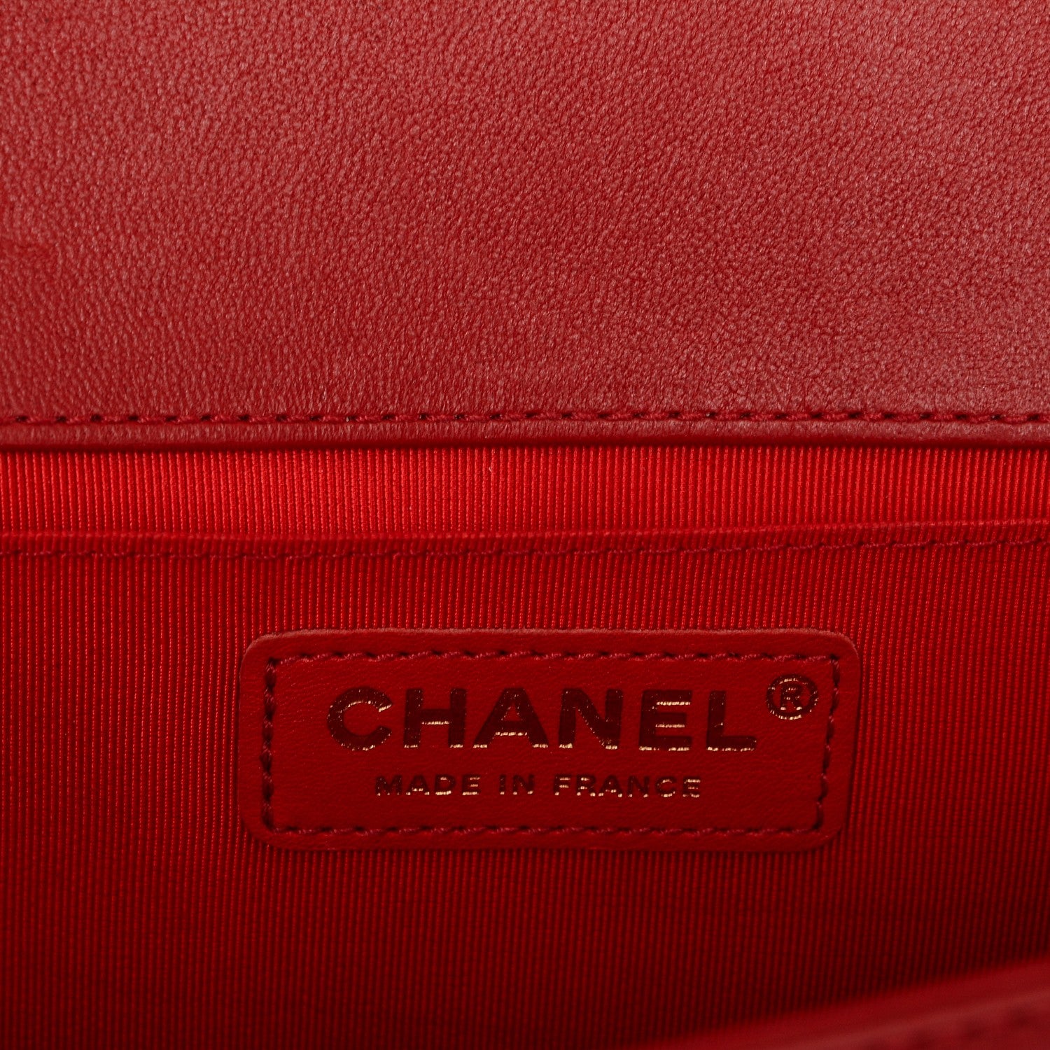 Chanel Lambskin Quilted Medium Boy Flap Red 8 of 10