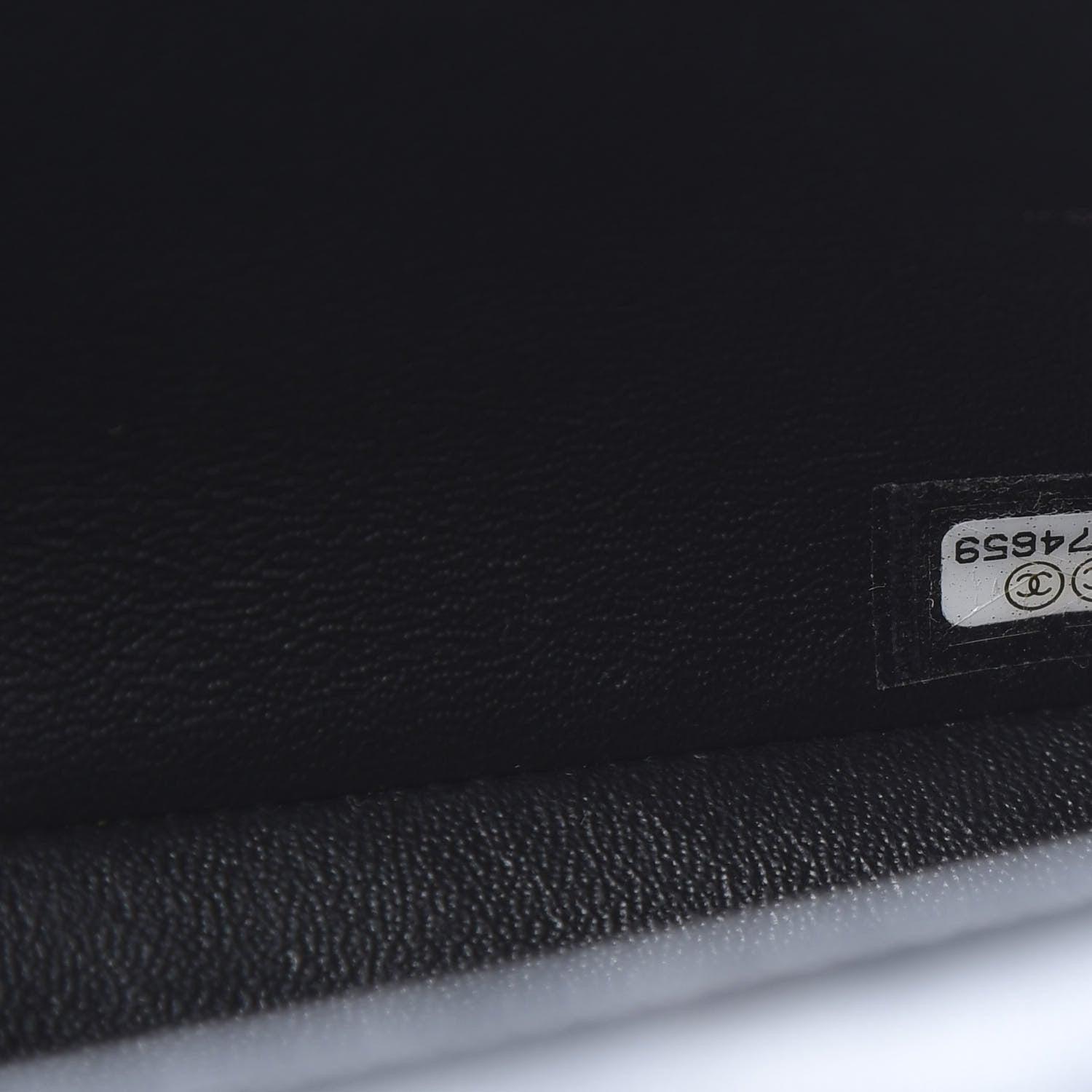 Chanel Lambskin Quilted Mini Rectangular Flap Black 7 of 12