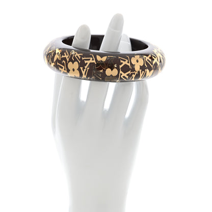 Louis Vuitton Resin Swarovski Medium Inclusion Bracelet GM Praline 2 of 3