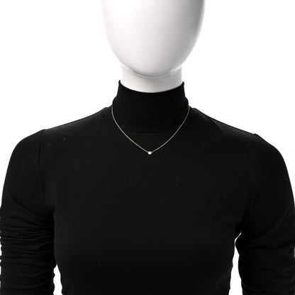 Tiffany 18K Yellow Gold Diamond .15ct Elsa Peretti Diamonds by the Yard Pendant Necklace 2 of 5