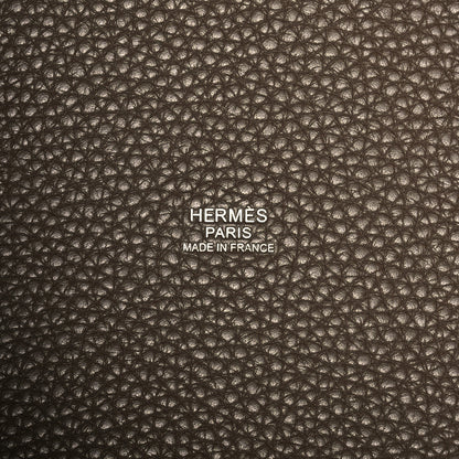 Hermes Taurillon Clemence Picotin Lock 18 PM Etoupe 6 of 10