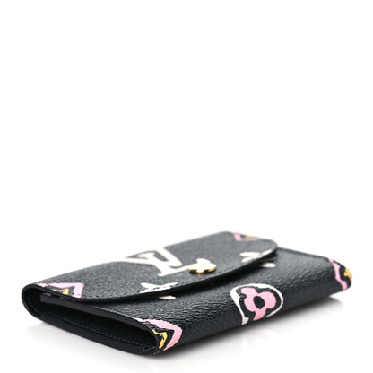 Louis Vuitton Monogram Giant Wild At Heart Rosalie Coin Purse Black 4 of 8
