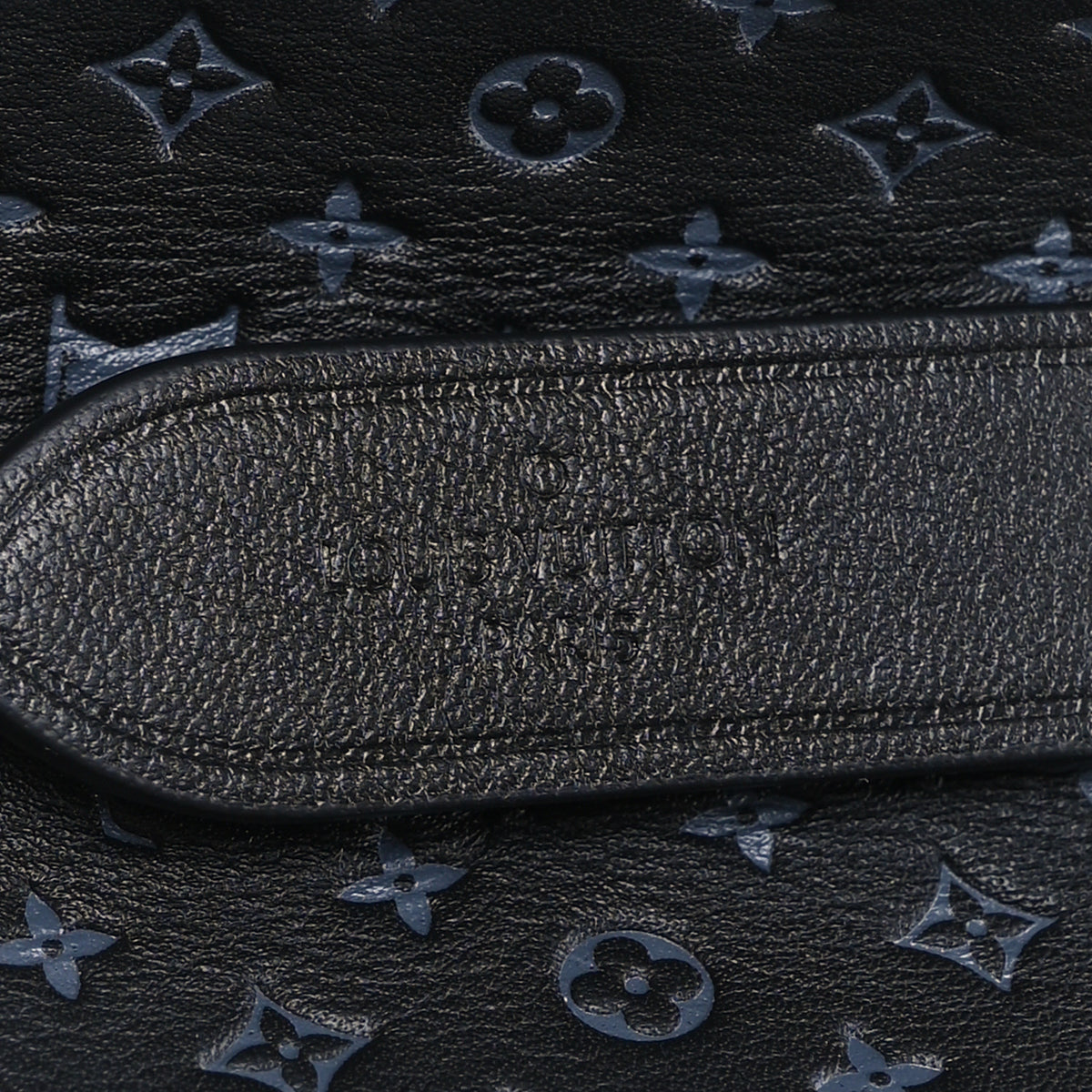 Calfskin Nanogram Embossed Neonoe BB Black