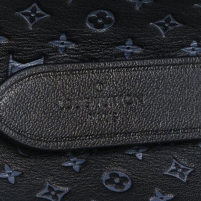 Louis Vuitton Calfskin Nanogram Embossed Neonoe BB Black 6 of 10