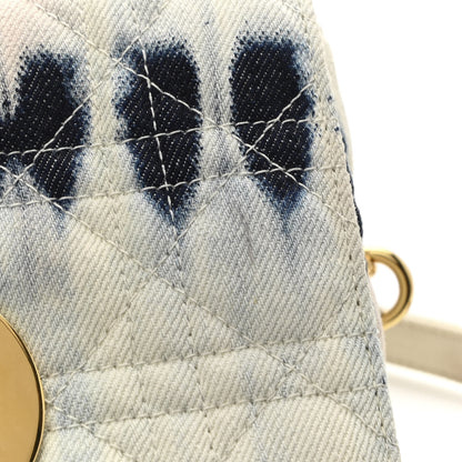 Christian Dior Denim Tie Dye Cannage Small Caro Bag Multicolor 14 of 14
