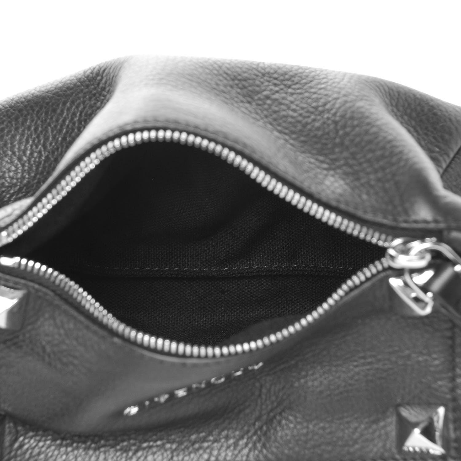 Givenchy Calfskin Pandora Wristlet Black 6 of 8