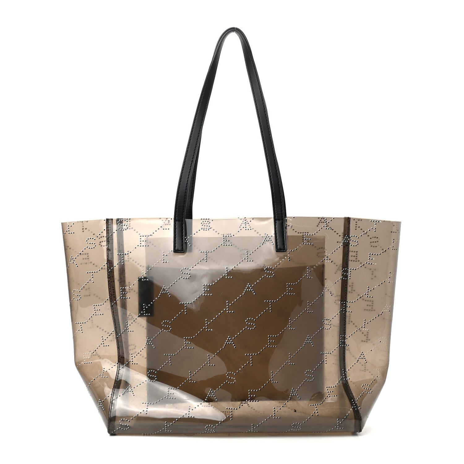 Stella McCartney PVC Monogram Small Tote Black 1 of 10