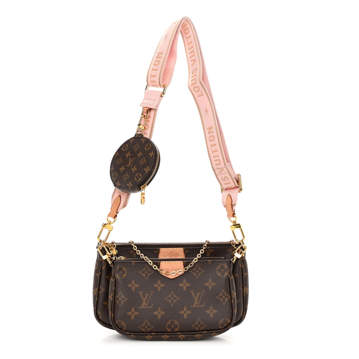 Monogram Multi Pochette Accessories Rose Clair