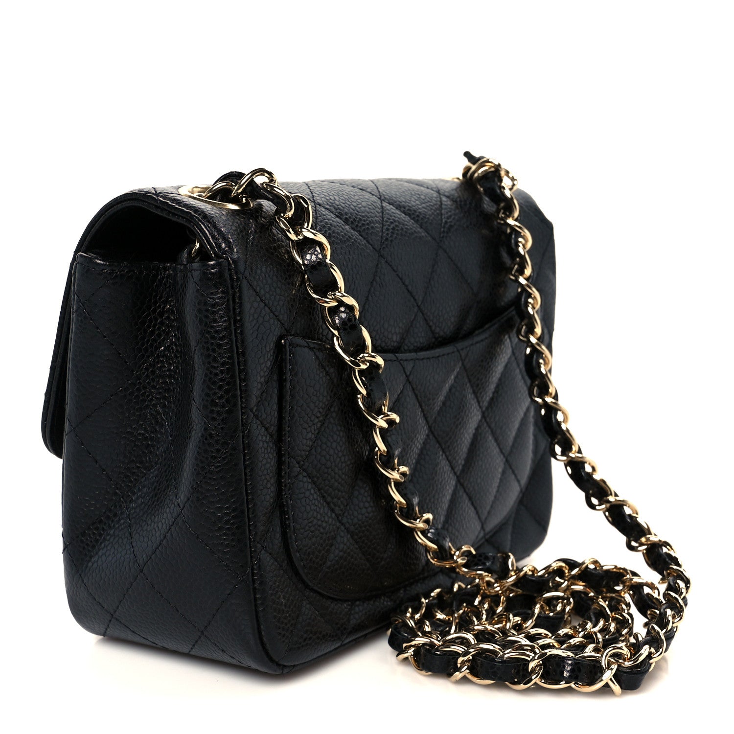 Chanel Caviar Quilted Mini Square Flap Black 3 of 12