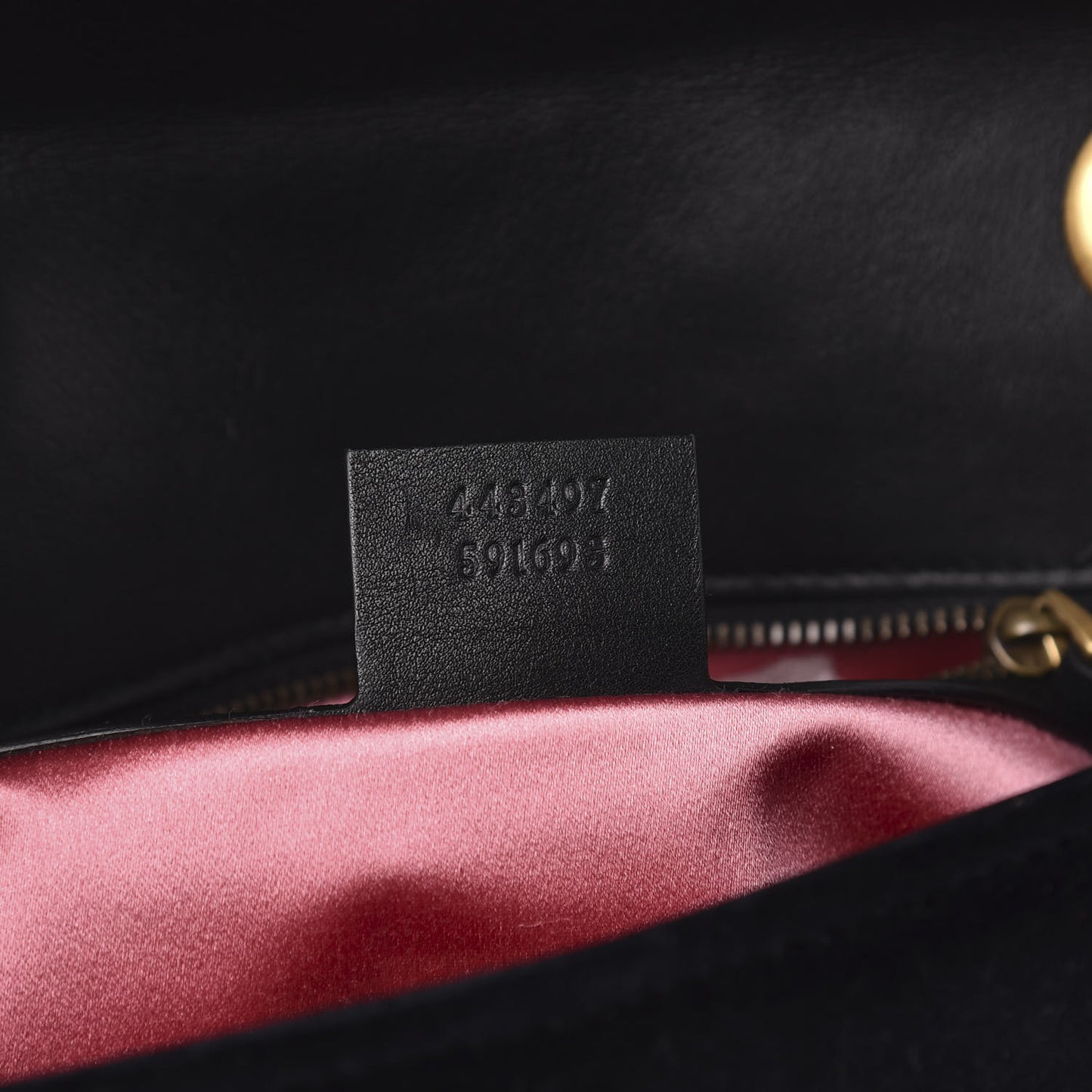Velvet Matelasse Small GG Marmont Shoulder Bag Black