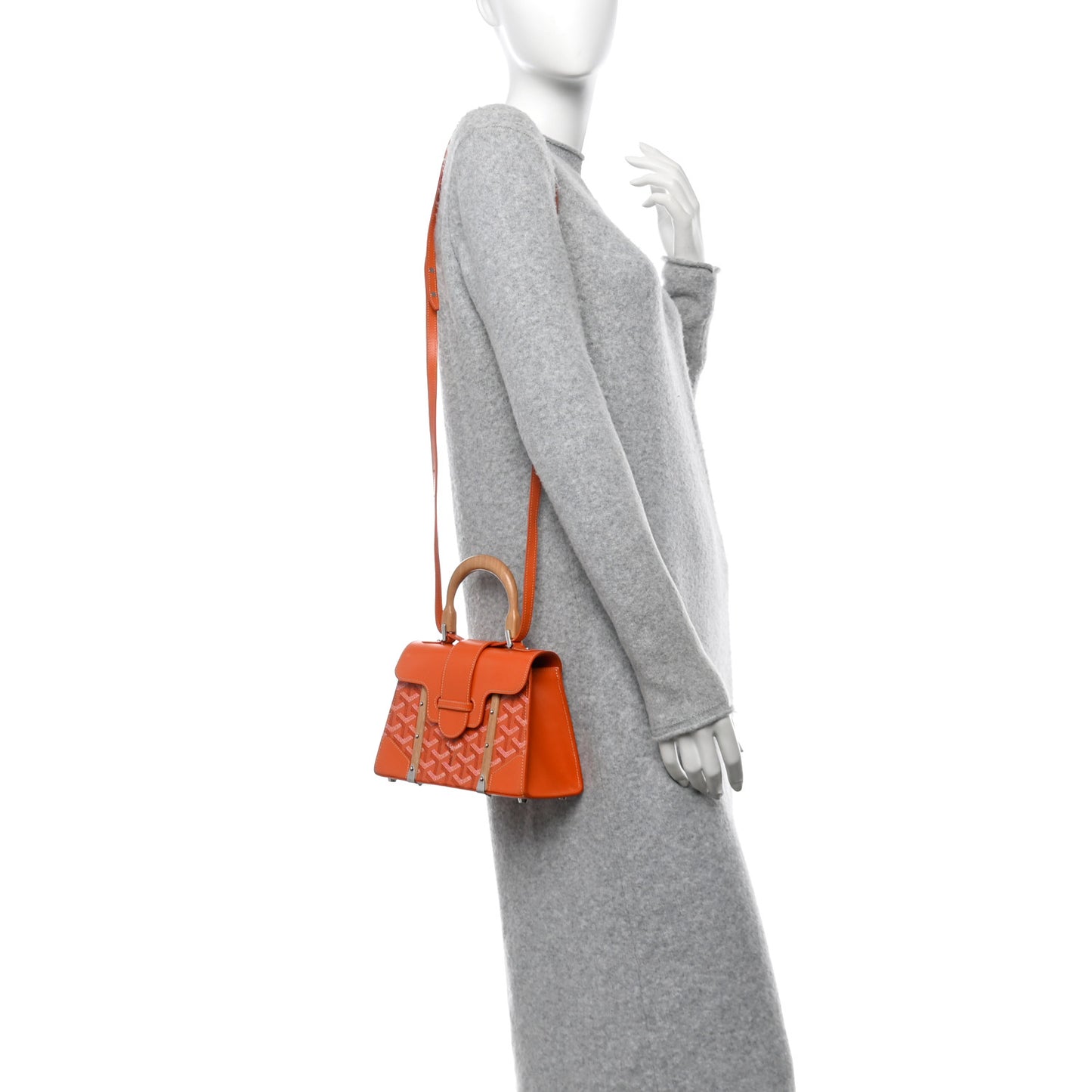 Goyardine Structure Mini Saigon Orange