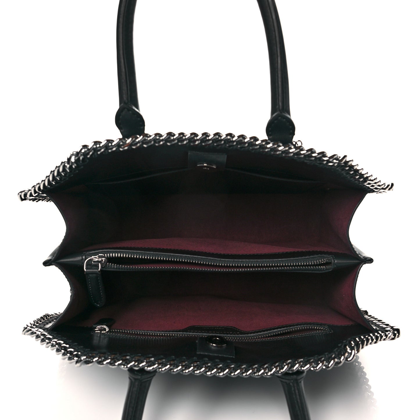 Eco Alter Nappa Falabella Box Top Handle Bag Black