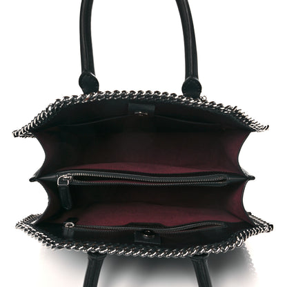 Stella McCartney Eco Alter Nappa Falabella Box Top Handle Bag Black 5 of 9