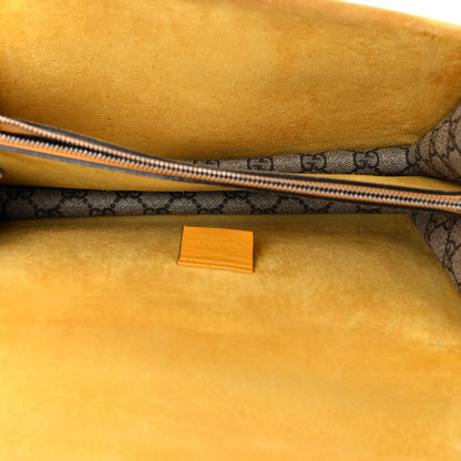 Gucci GG Supreme Monogram Small Dionysus Shoulder Bag Yellow 4 of 17