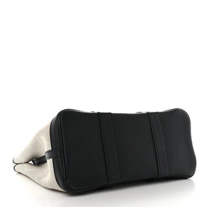 Hermes Toile Negonda Garden Party 30 TPM Black Ecru 4 of 12