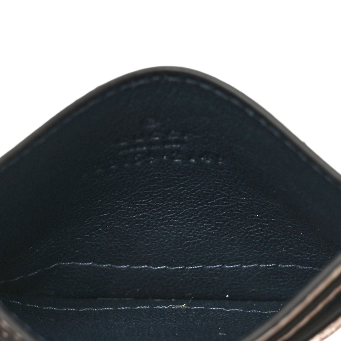 GG Supreme Monogram Textured Calfskin Web Ophidia Card Holder Beige Ebony Mystic White