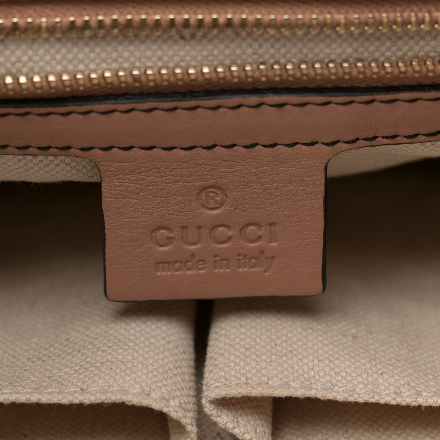 Soft Guccissima Medium Emily Hobo Camelia