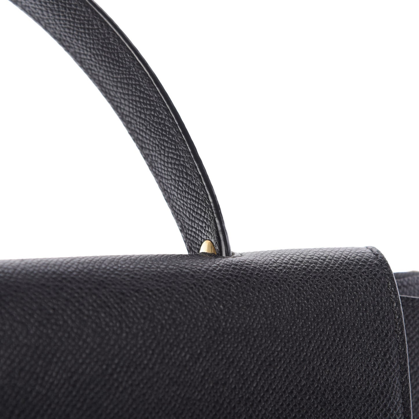 Grained Calfskin Mini Belt Bag Black