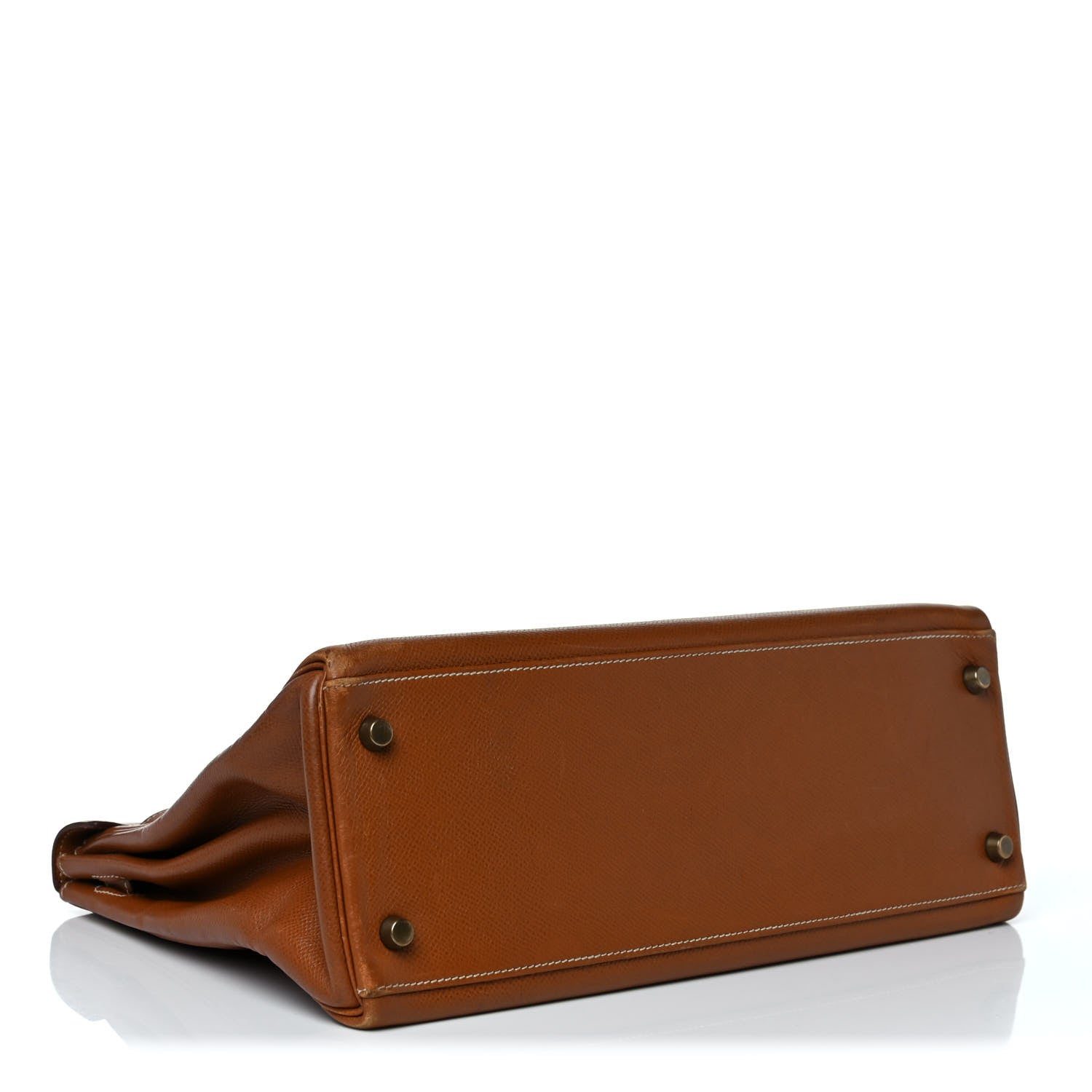 Hermes Courchevel Kelly Retourne 32 Gold 4 of 18