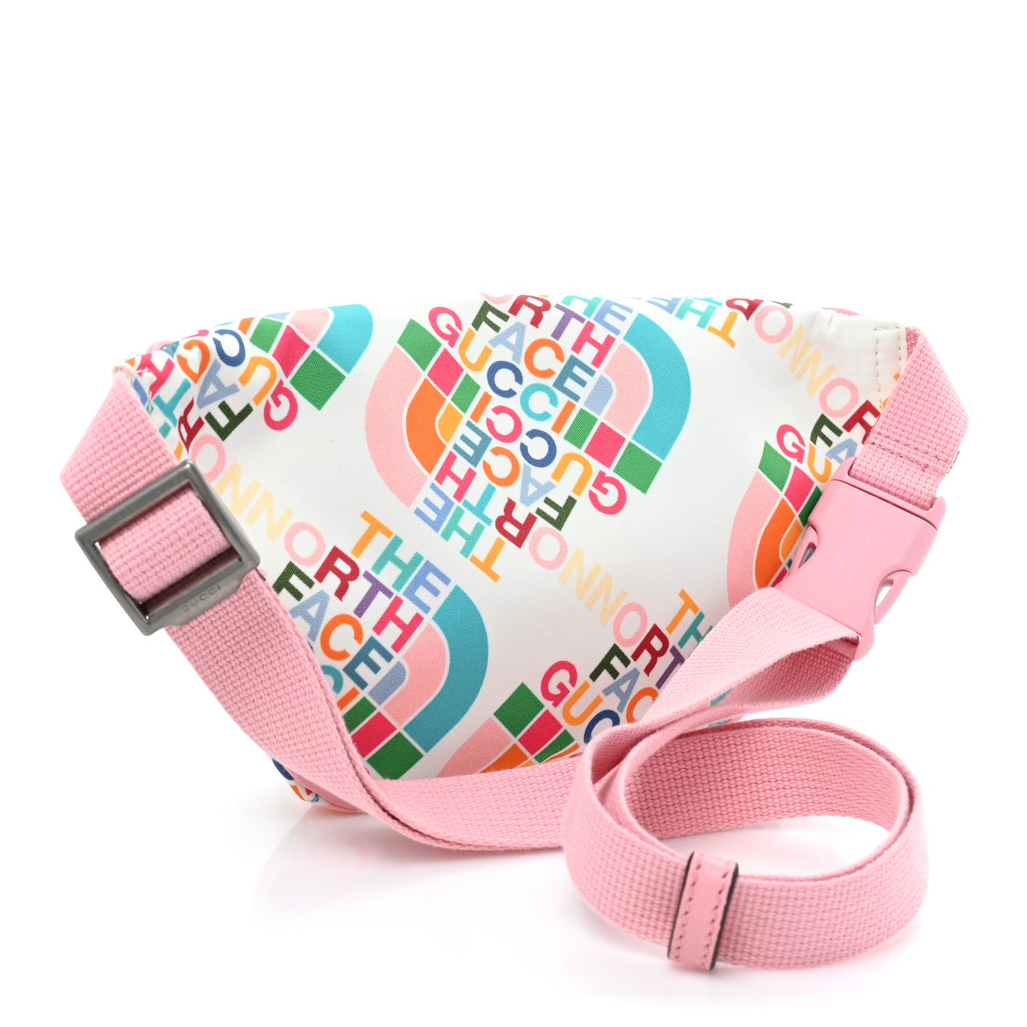 X THE NORTH FACE Econyl Nylon Arleq Belt Bag Ivory Turquoise Wild Rose