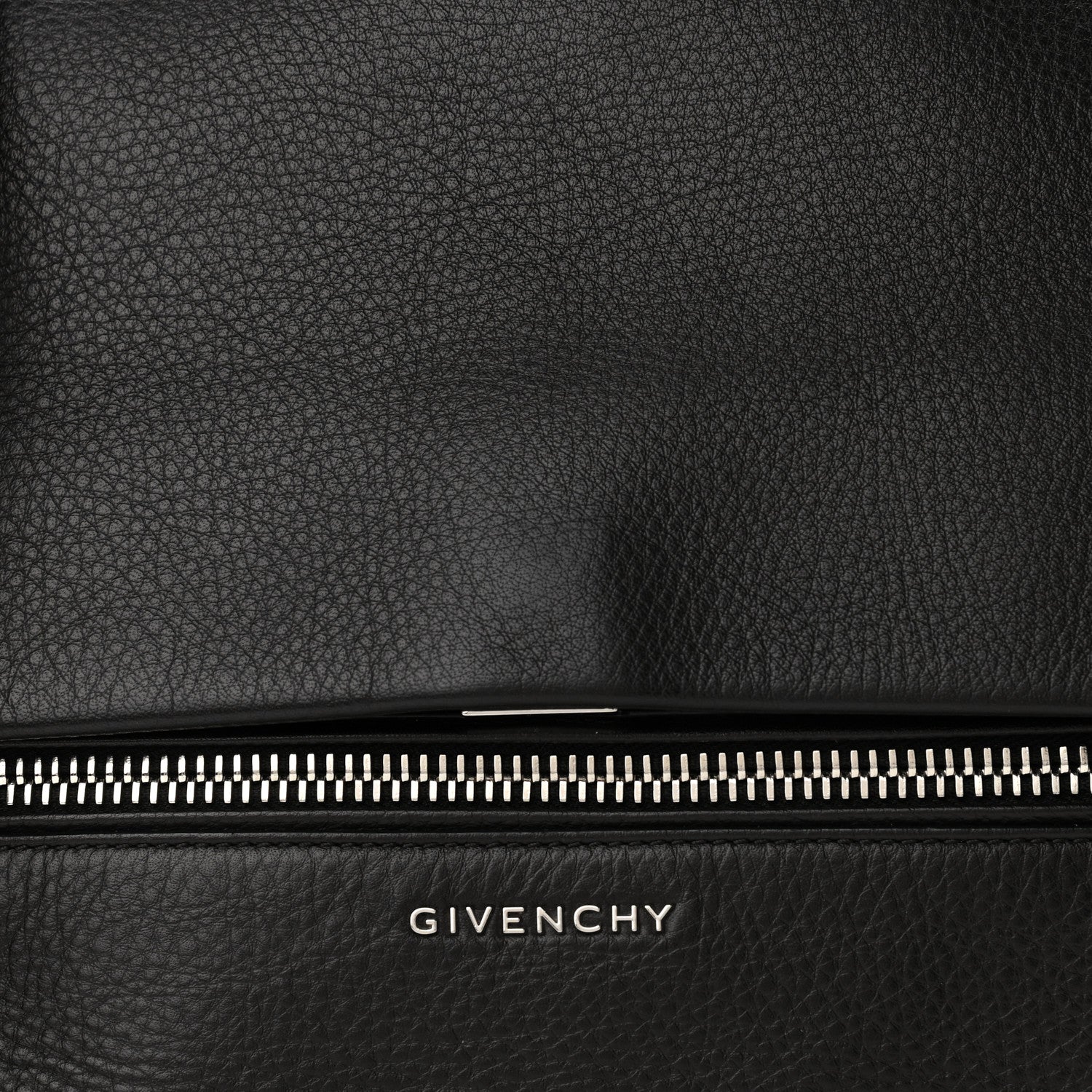 Givenchy Pebbled Calfskin Small Pandora Pure Flap Bag Black 9 of 18