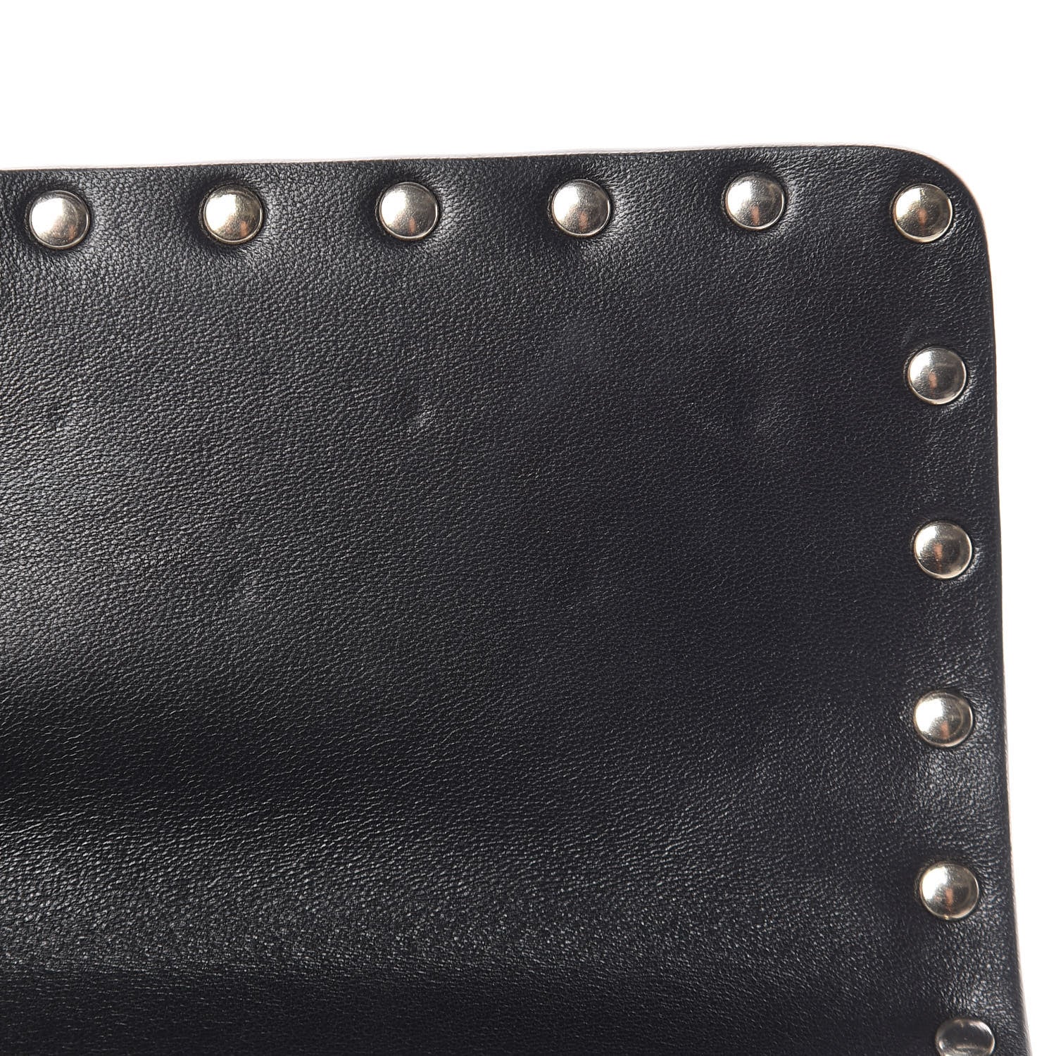 Valentino Garavani Lambskin Medium Rockstud Spike Shoulder Bag Black 12 of 13