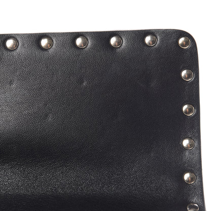Valentino Garavani Lambskin Medium Rockstud Spike Shoulder Bag Black 12 of 13