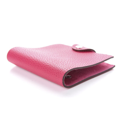 Hermes Togo Ulysse Mini Notebook Rose Shocking 4 of 10