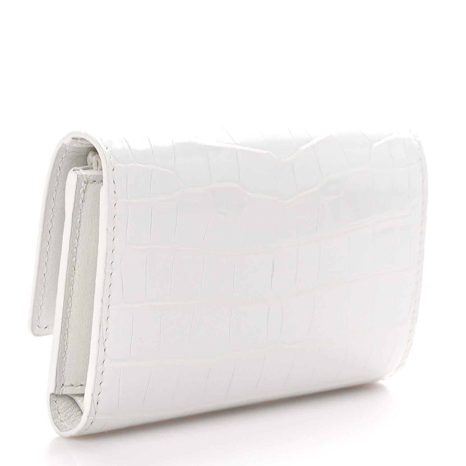 Louis Vuitton Crocodile Capucines Compact Wallet White 3 of 9