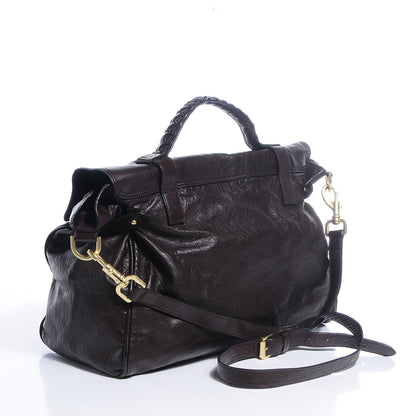 Mulberry Soft Buffalo Leather Oversized Alexa Chocolate 3 of 14