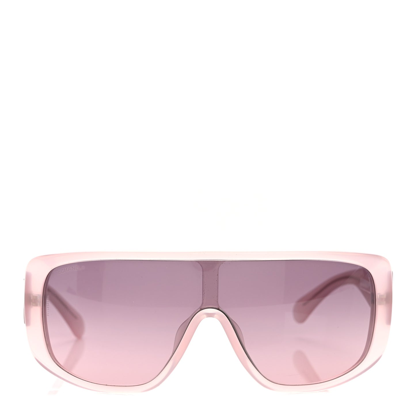 Acetate Shield Sunglasses 5495A Light Pink