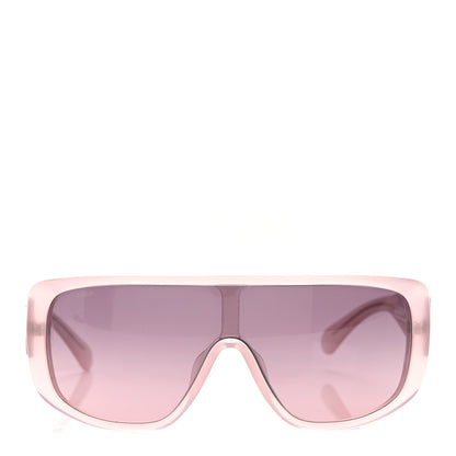 Chanel Acetate Shield Sunglasses 5495A Light Pink 2 of 10