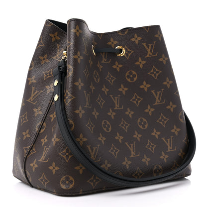 Louis Vuitton Monogram Neonoe MM Black 3 of 11