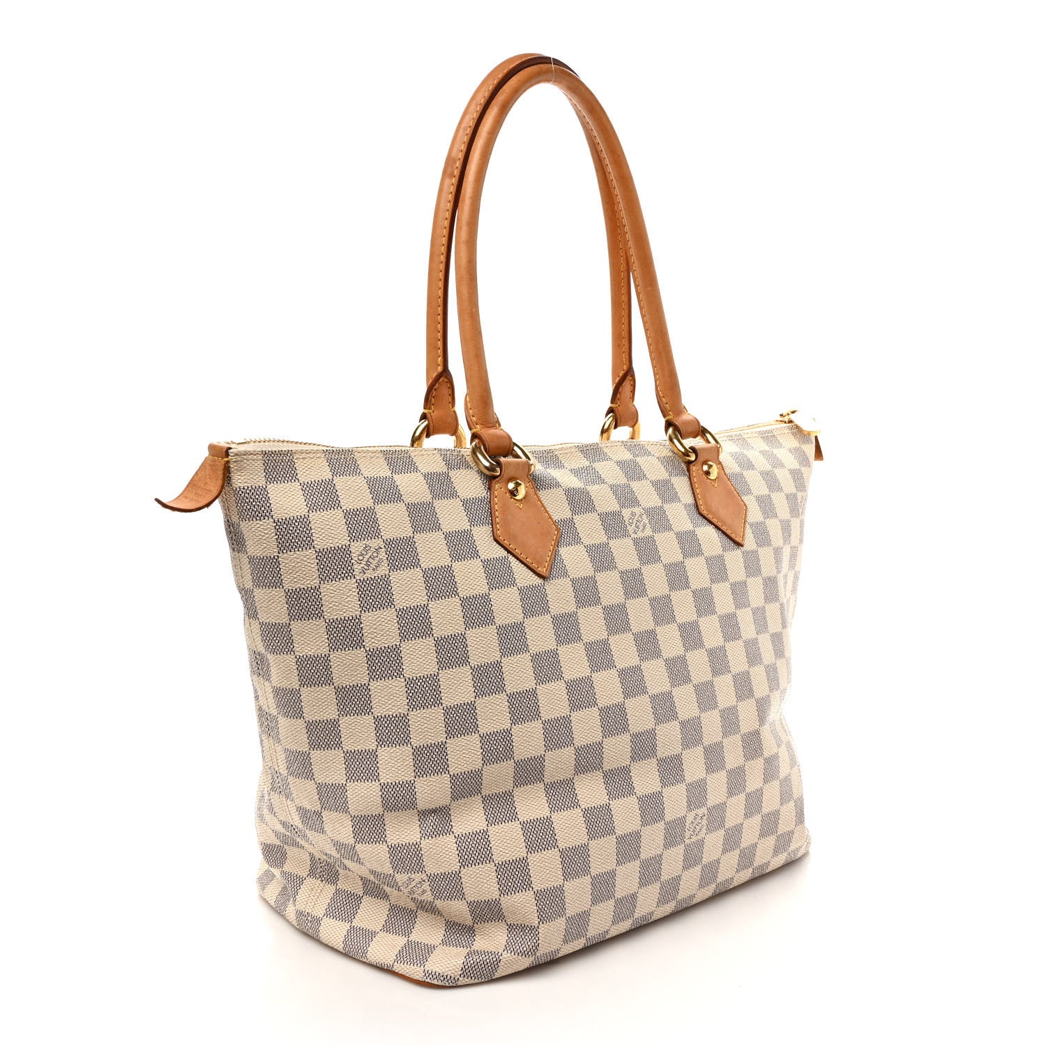 Louis Vuitton Damier Azur Saleya MM 3 of 13
