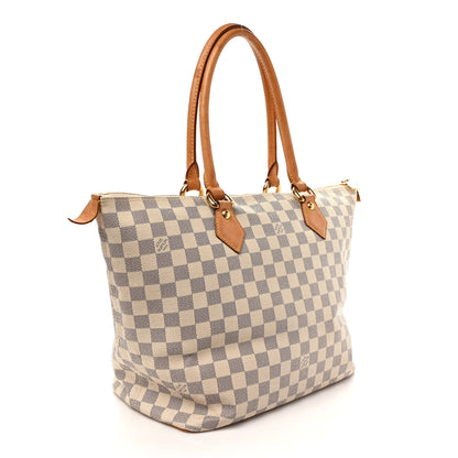 Louis Vuitton Damier Azur Saleya MM 3 of 13