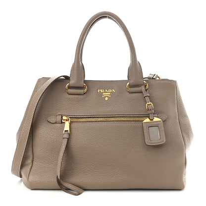 Prada Vitello Daino Tote Visone 1 of 13