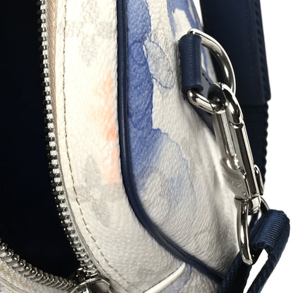 Louis Vuitton Monogram Watercolor Outdoor Pouch Blue 9 of 11