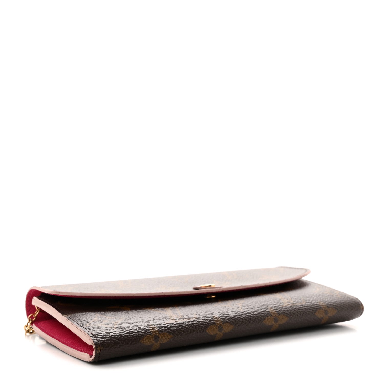 Louis Vuitton Monogram Bloom Flower Emilie Wallet Fuchsia 4 of 13