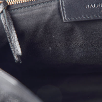Balenciaga Chevre Gold Metallic Edge Hardware City Black 8 of 8