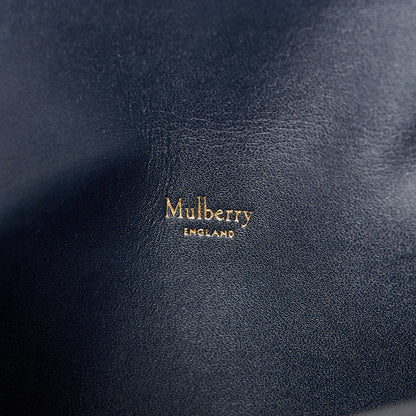 Mulberry Small Classic Grain Darley Cosmetic Pouch Navy 6 of 11