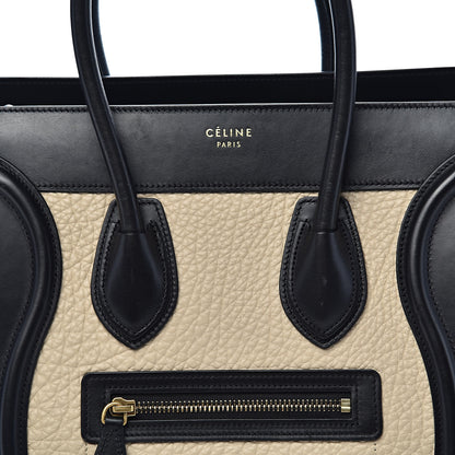 Celine Bullhide Drummed Calfskin Micro Tri-Color Luggage Antarctic 14 of 14