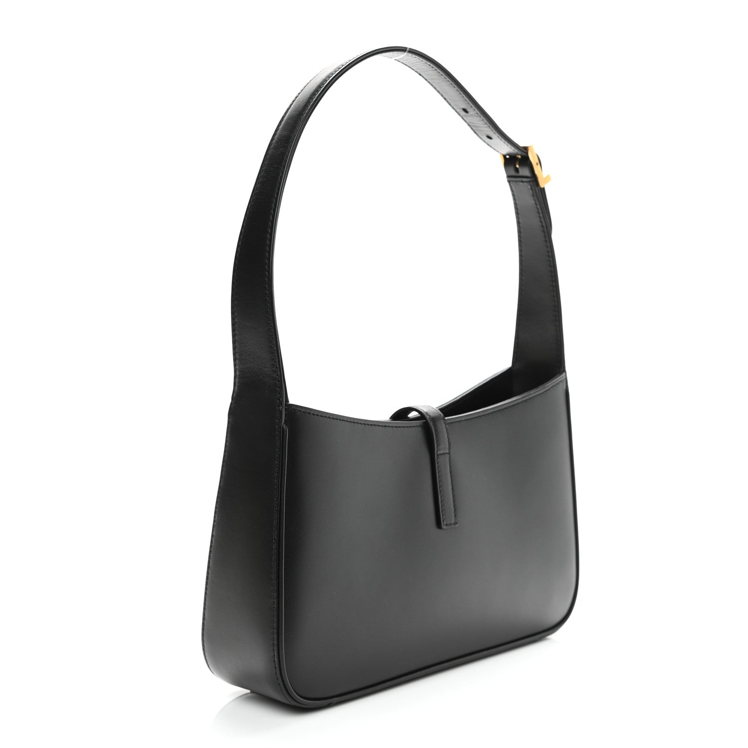 Saint Laurent Smooth Calfskin Le 5 A 7 Hobo Black 3 of 9
