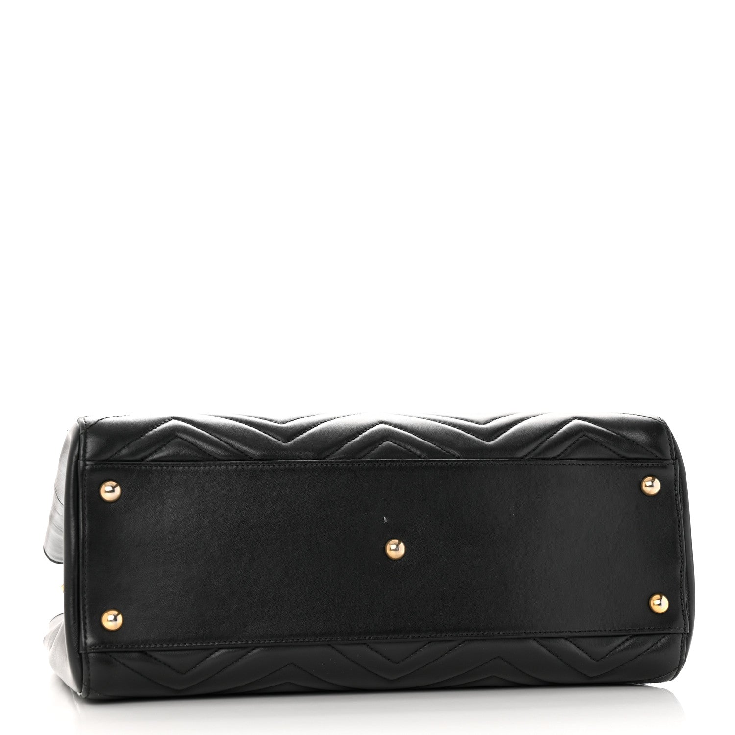 Gucci Calfskin Matelasse Medium GG Marmont Tote Black 4 of 24