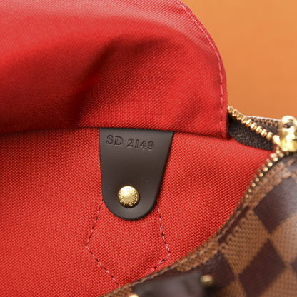 Louis Vuitton Damier Ebene Speedy Bandouliere 25 7 of 13