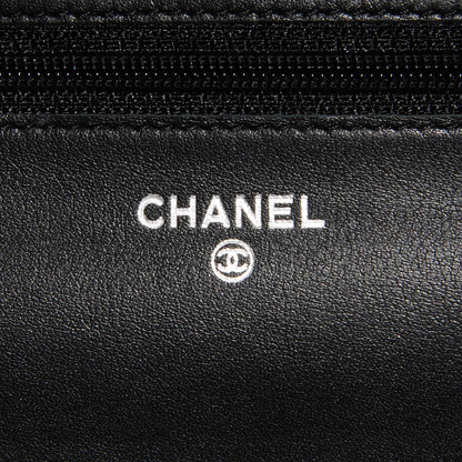 Chanel Caviar Timeless CC Wallet on Chain WOC Black 6 of 8