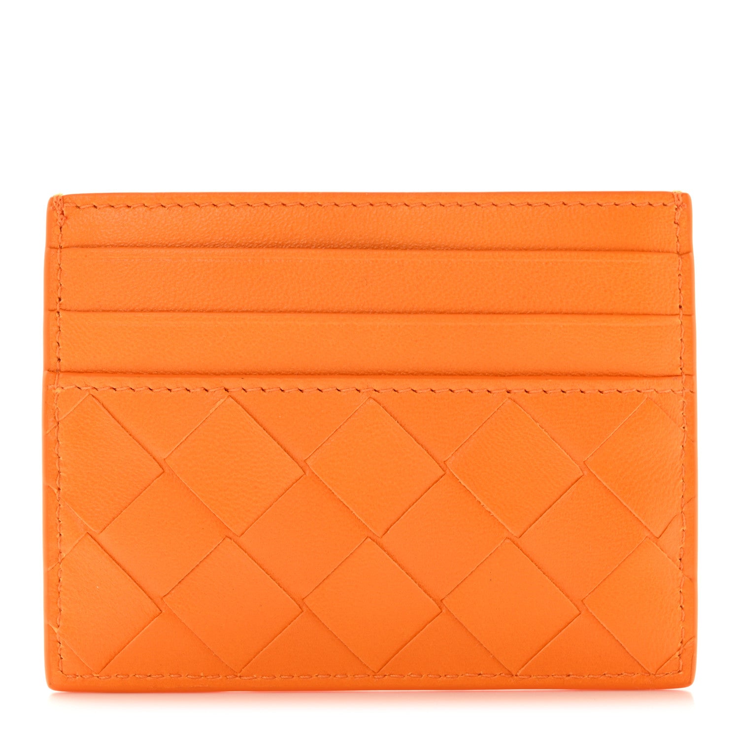 Bottega Veneta Nappa Intrecciato Card Holder Light Orange 1 of 8