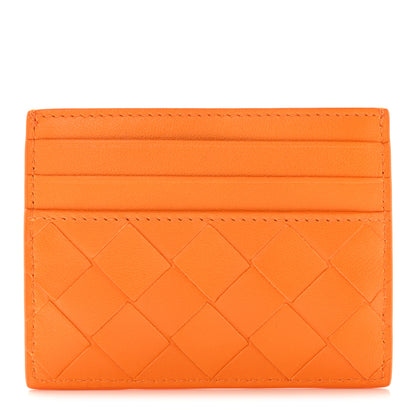 Bottega Veneta Nappa Intrecciato Card Holder Light Orange 1 of 8