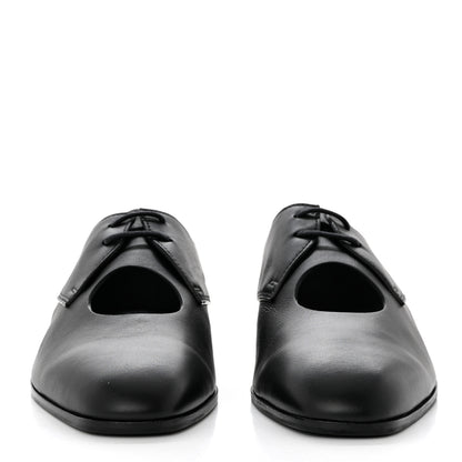 Hermes Calfskin Epoca Oxford 36 Black 2 of 10