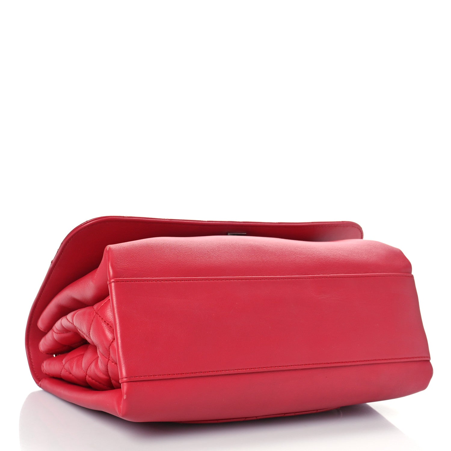 Chanel Calfskin Jumbo Tramezzo Flap Red 4 of 10
